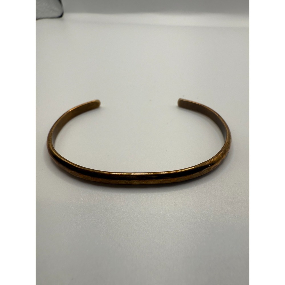 Vintage RJT Copper Cuff Bracelet‎ Minimalist Unisex Jewelry